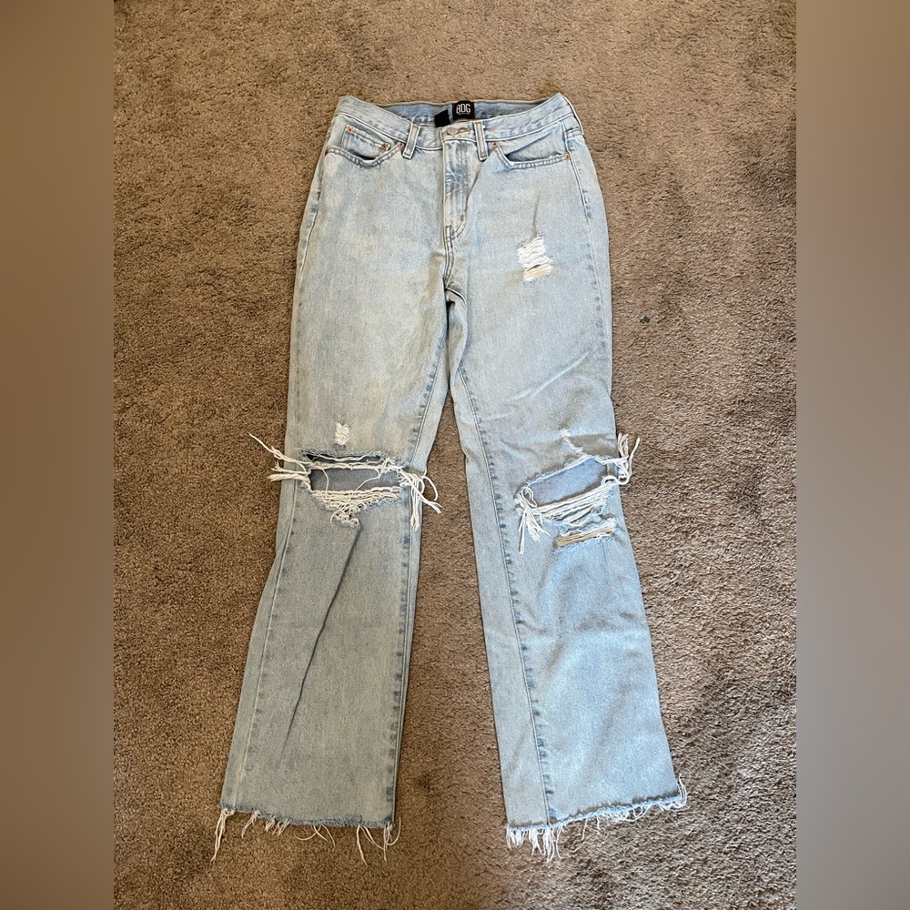 BDG urban outfitters boot cut light wash jeans